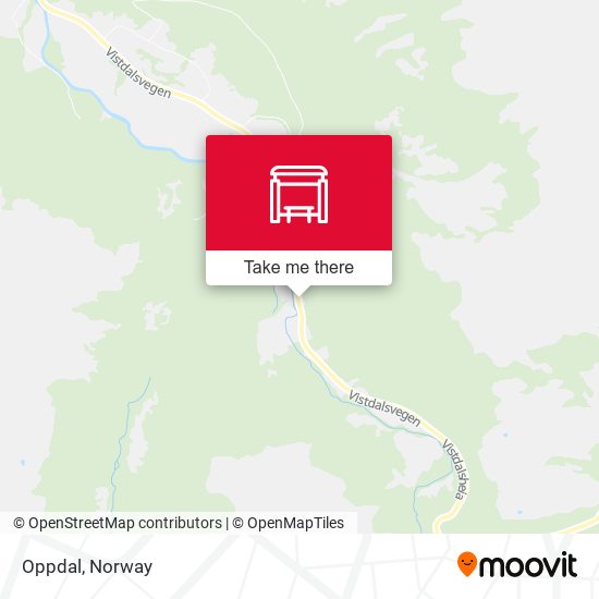 Oppdal map