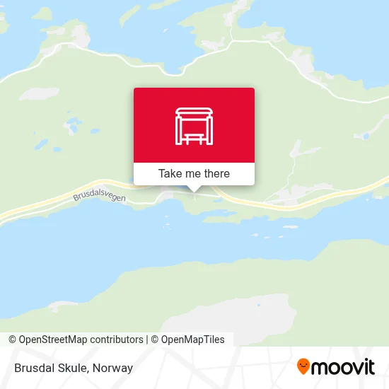Brusdal Skule map