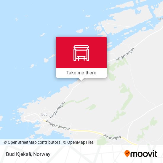 Bud Kjekså map