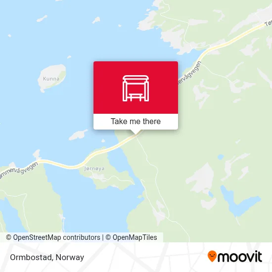 Ormbostad map