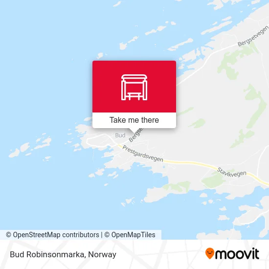 Bud Robinsonmarka map