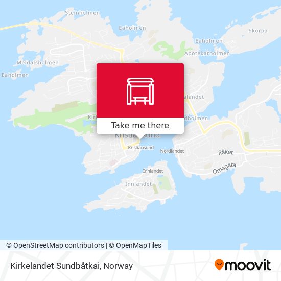 Kirkelandet Sundbåtkai map