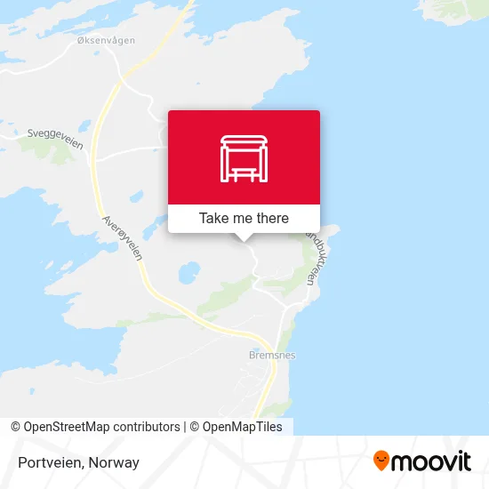 Portveien map