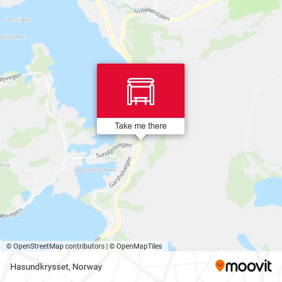 Hasundkrysset map