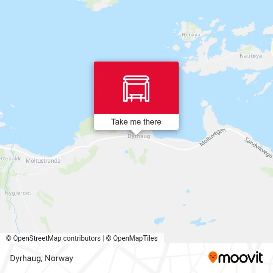 Dyrhaug map