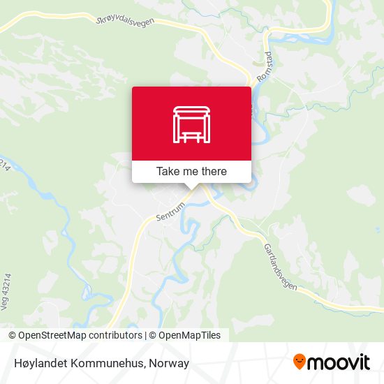 Høylandet Kommunehus map