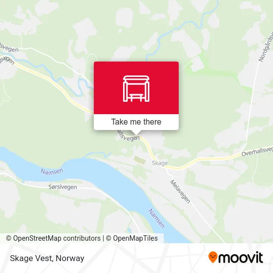 Skage Vest map