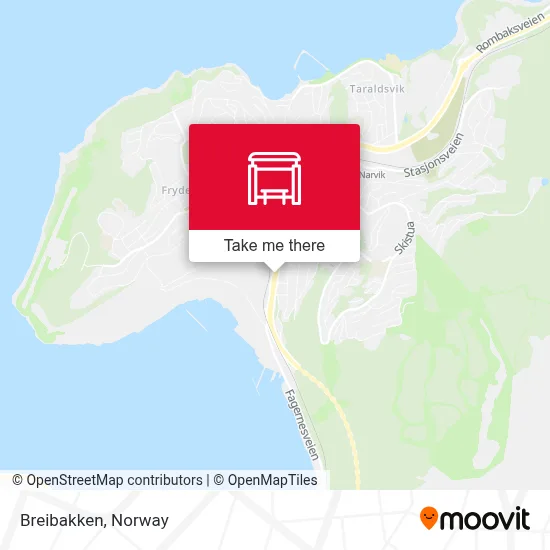 Breibakken map