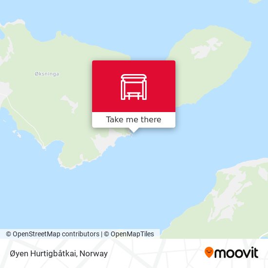 Øyen Hurtigbåtkai map
