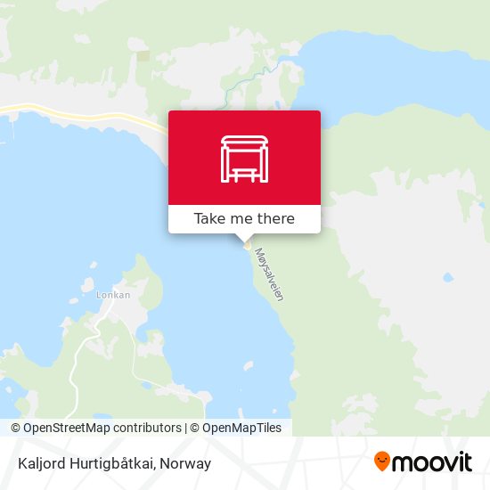 Kaljord Hurtigbåtkai map