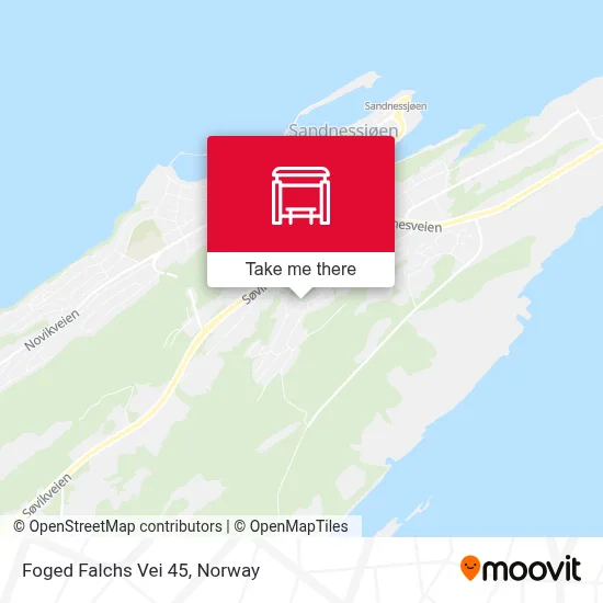 Foged Falchs Vei 45 map