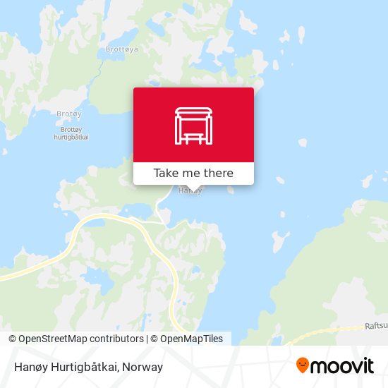 Hanøy Hurtigbåtkai map