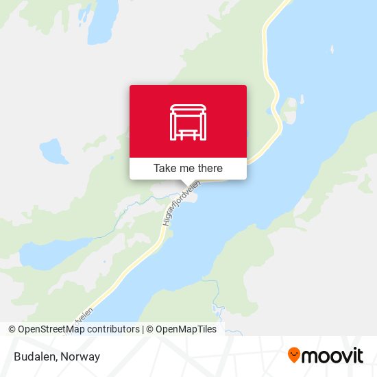 Budalen map