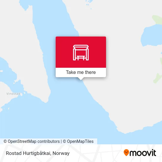 Rostad Hurtigbåtkai map