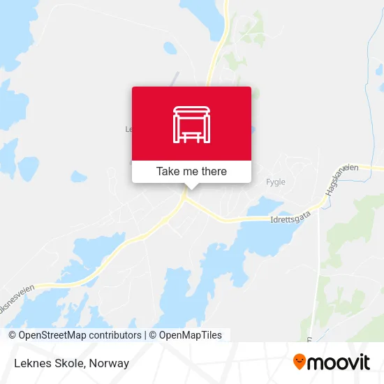 Leknes Skole map