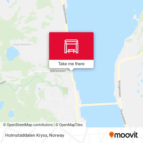 Holmstaddalen Kryss map