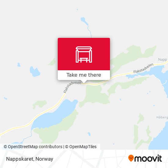 Nappskaret map