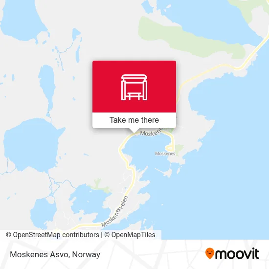 Moskenes Asvo map