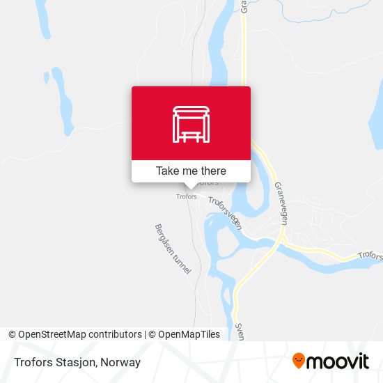 Trofors Stasjon map