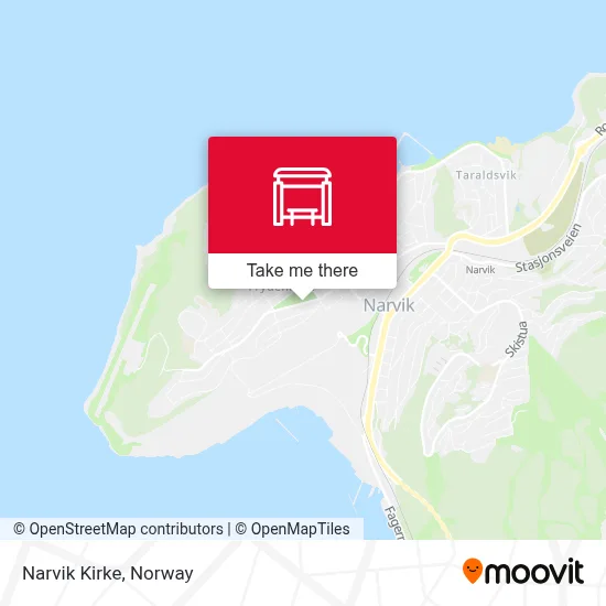 Narvik Kirke map