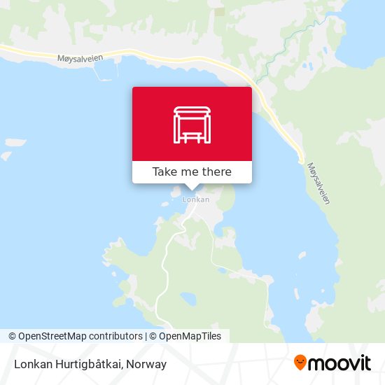 Lonkan Hurtigbåtkai map