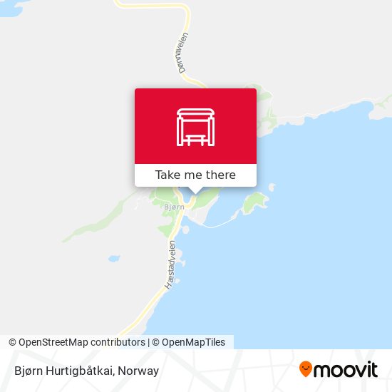 Bjørn Hurtigbåtkai map