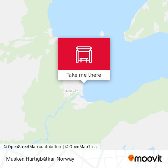 Musken Hurtigbåtkai map