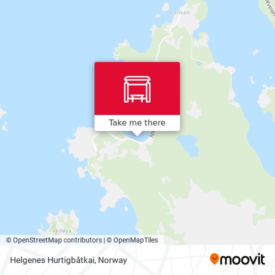 Helgenes Hurtigbåtkai map