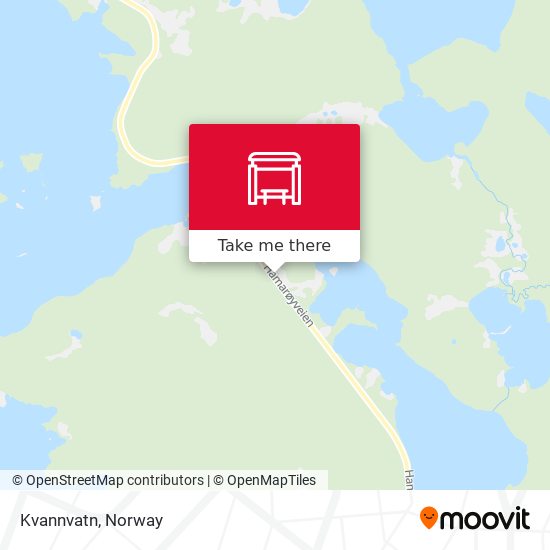 Kvannvatn map