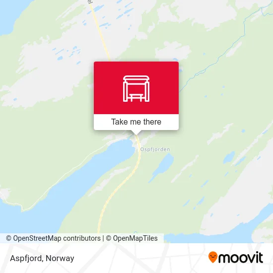 Aspfjord map