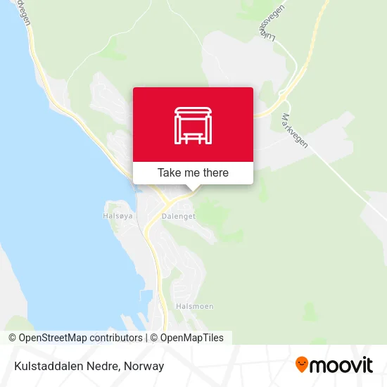 Kulstaddalen Nedre map