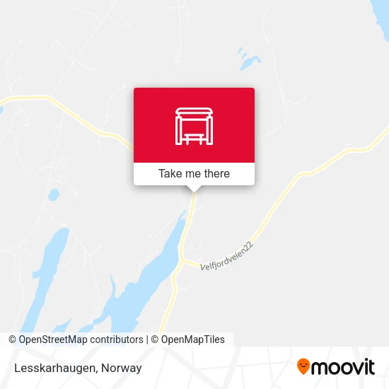 Lesskarhaugen map
