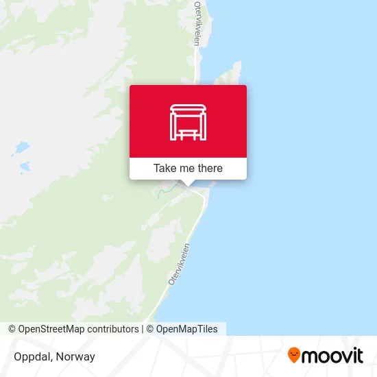 Oppdal map