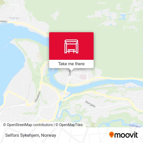 Selfors Sykehjem map