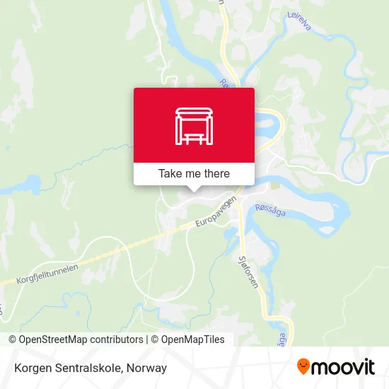Korgen Sentralskole map