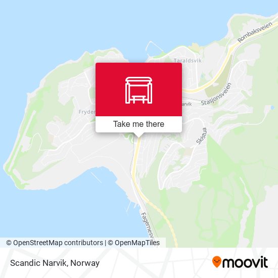 Scandic Narvik map