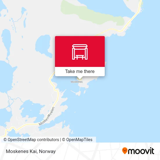 Moskenes Kai map