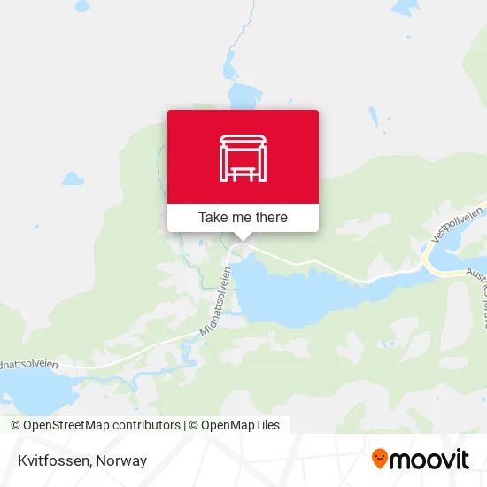 Kvitfossen map