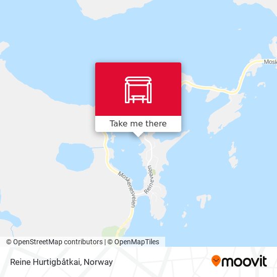 Reine Hurtigbåtkai map