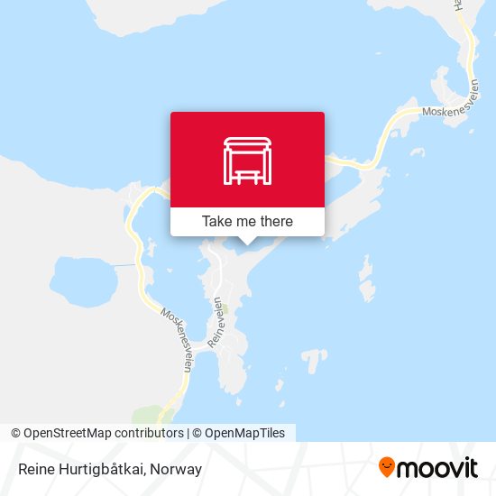 Reine Hurtigbåtkai map