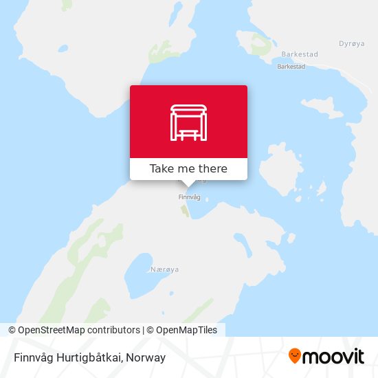 Finnvåg Hurtigbåtkai map