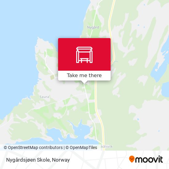 Nygårdsjøen Skole map