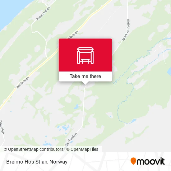 Breimo Hos Stian map