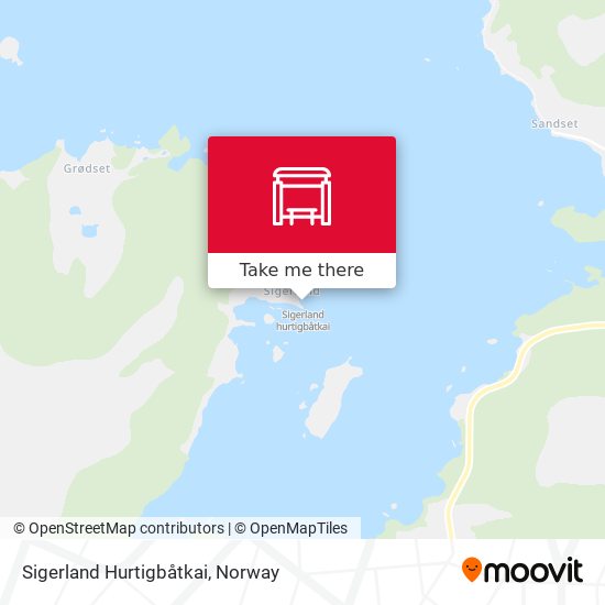 Sigerland Hurtigbåtkai map