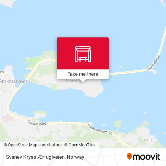 Svanev Kryss Ærfuglveien map