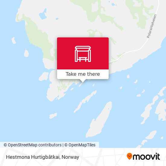 Hestmona Hurtigbåtkai map