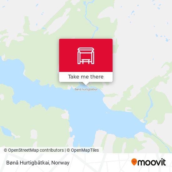 Bønå Hurtigbåtkai map