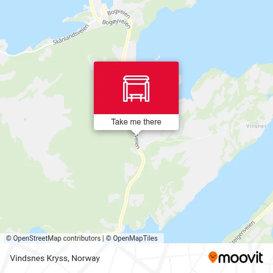 Vindsnes Kryss map