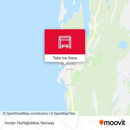 Inndyr Hurtigbåtkai map