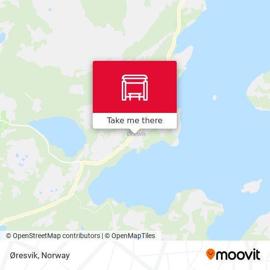 Øresvik map